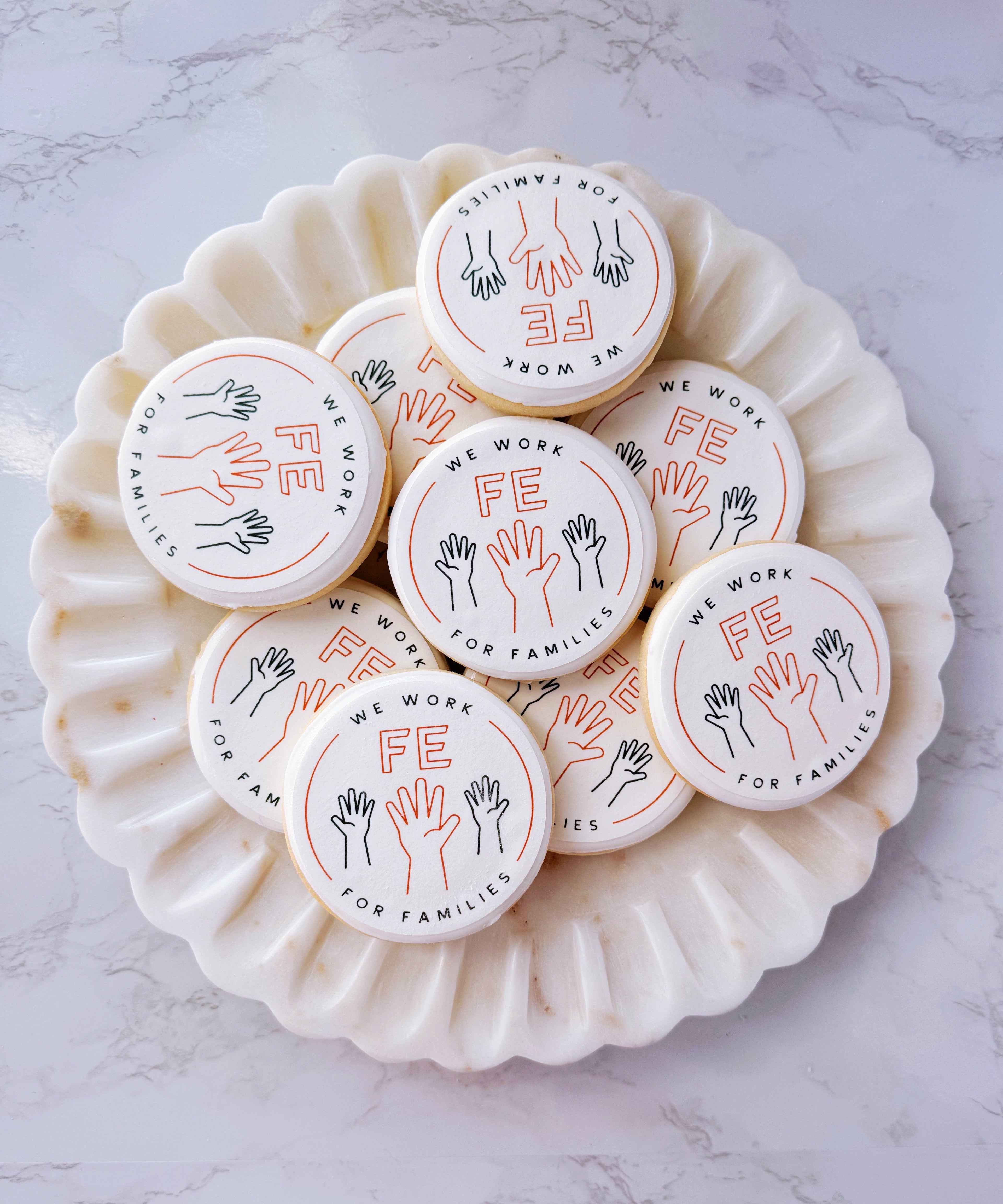 Corporate Logo Cookies