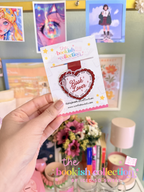 Book Lover Heart Magnetic Bookmark | Cute Bookmark for Readers