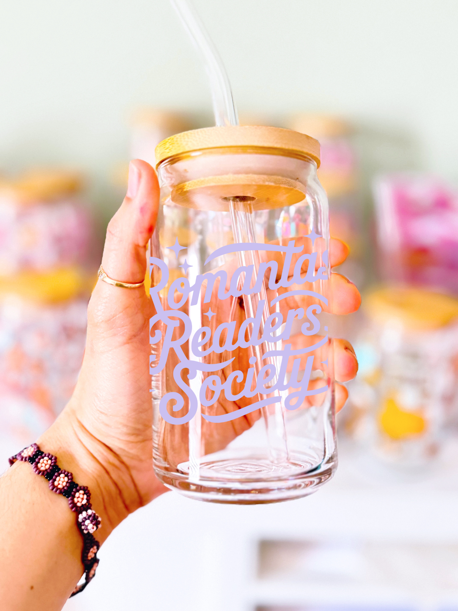 Romantasy Readers Society Glass Can