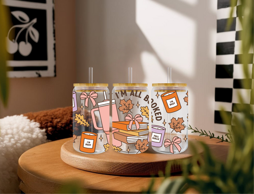 All booked Glass Can