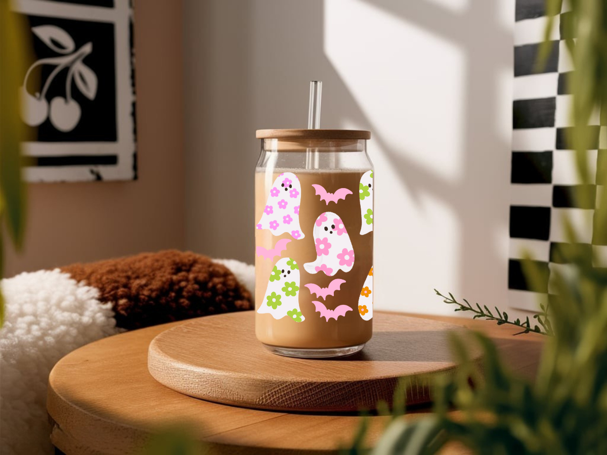 Groovy Ghosts 16 oz Cup