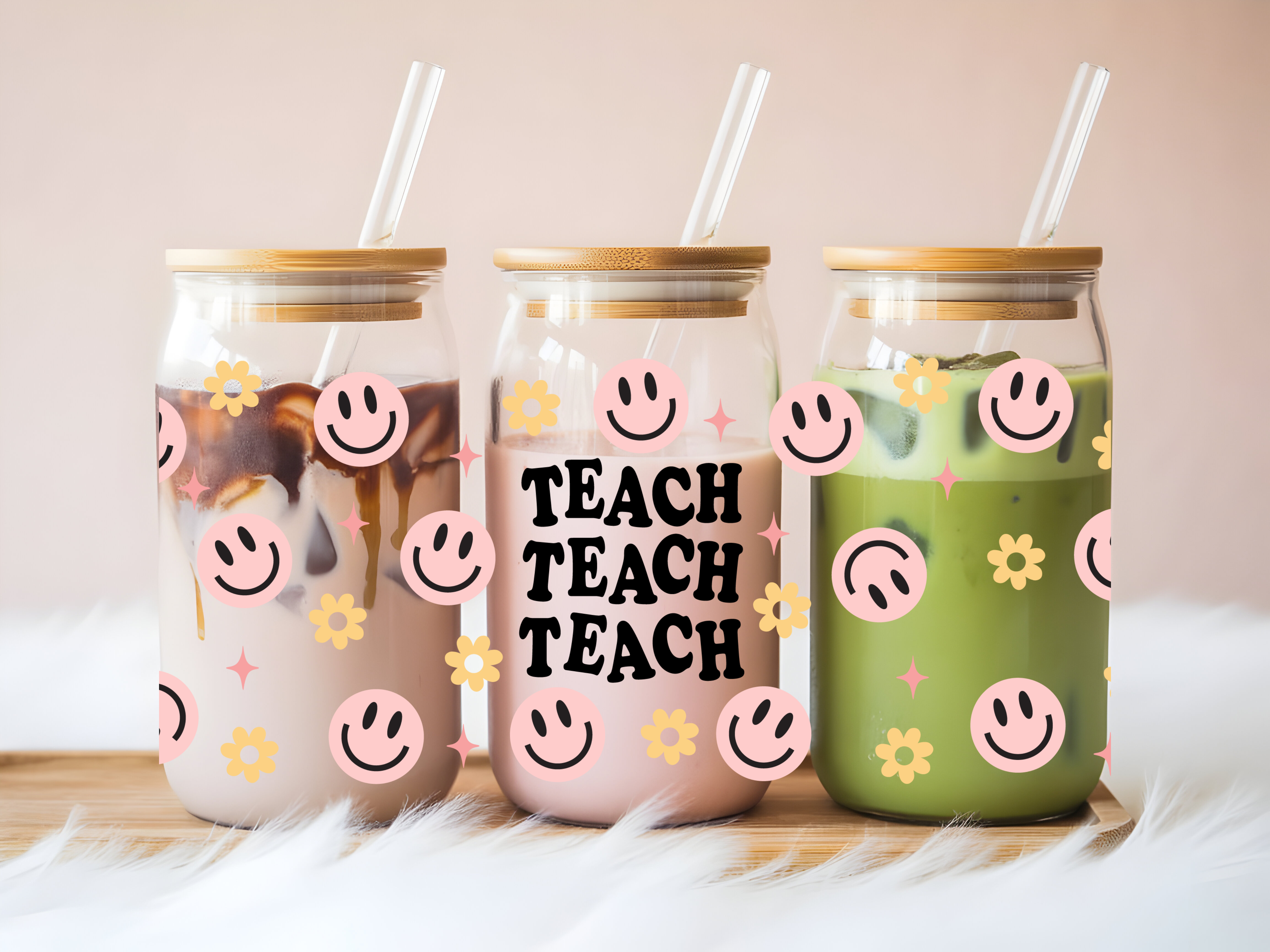 Retro Teacher Sipper Cup