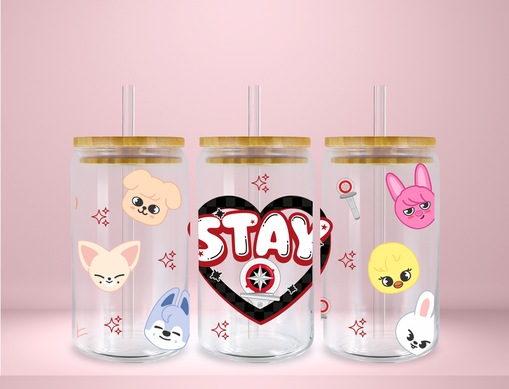Stay SkaZoo K Pop Glass Can