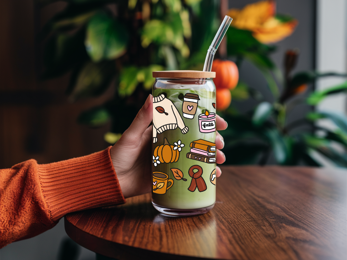 Cozy Girl Fall 16 oz cup