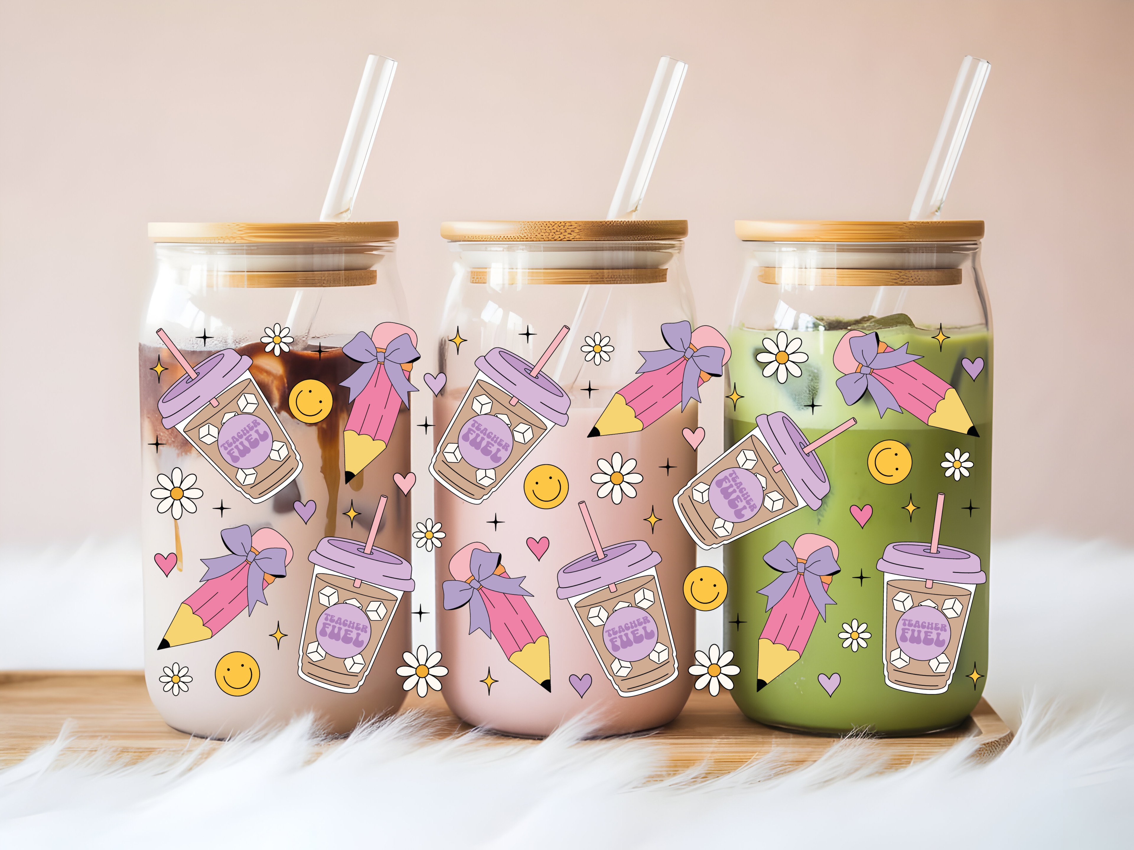 Teacher Fuel Glass Can