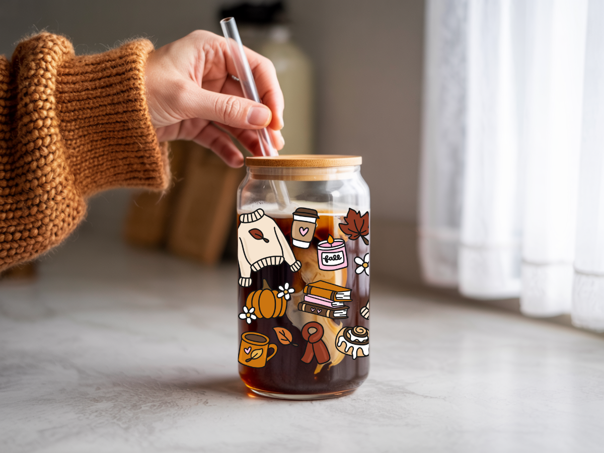Cozy Girl Fall 16 oz cup