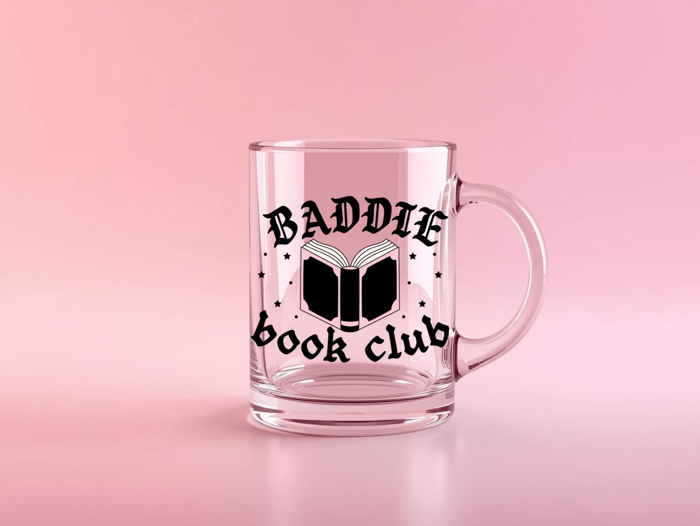 Baddie Book Club Glass Mug