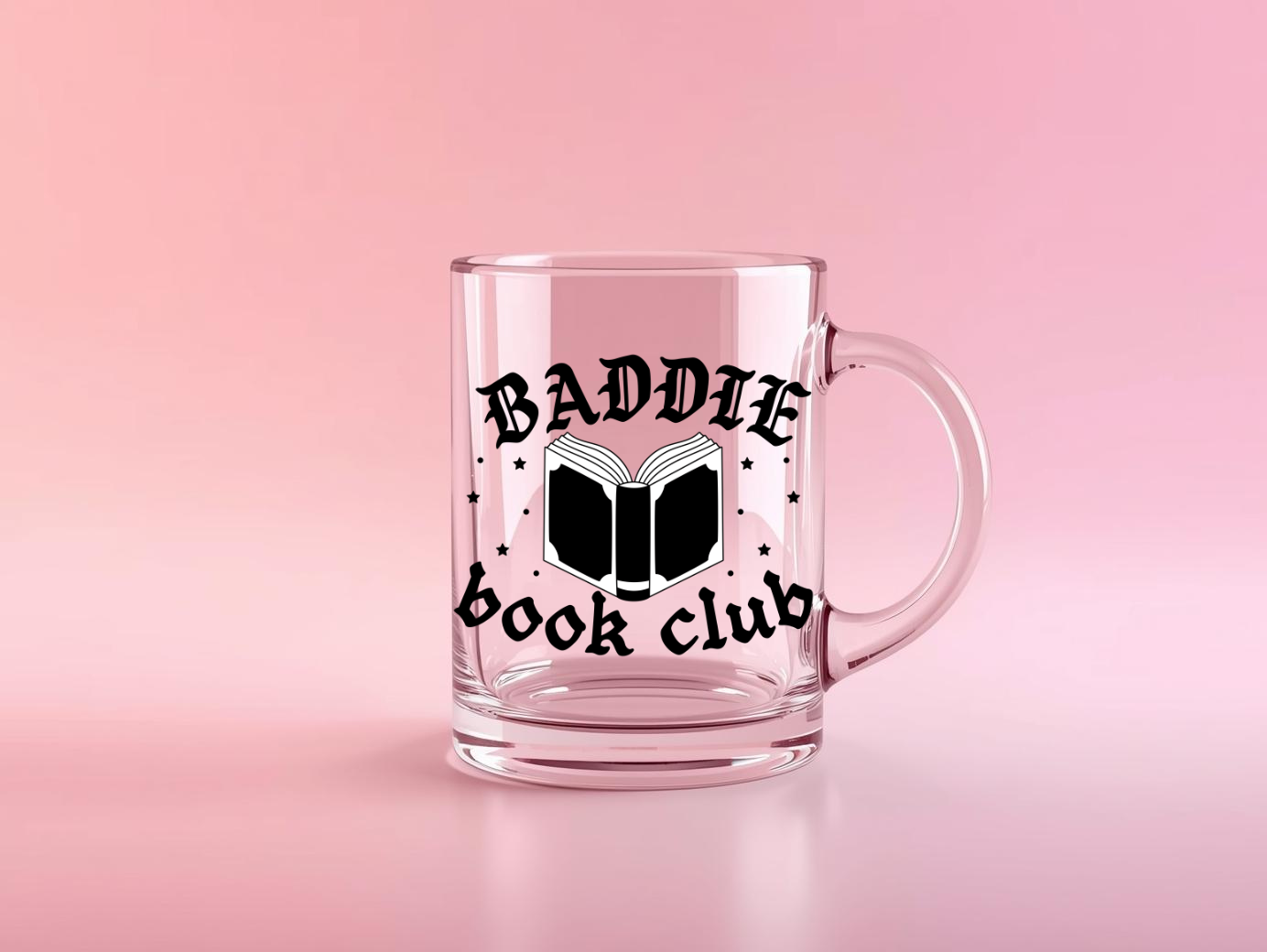 Baddie Book Club Glass Mug