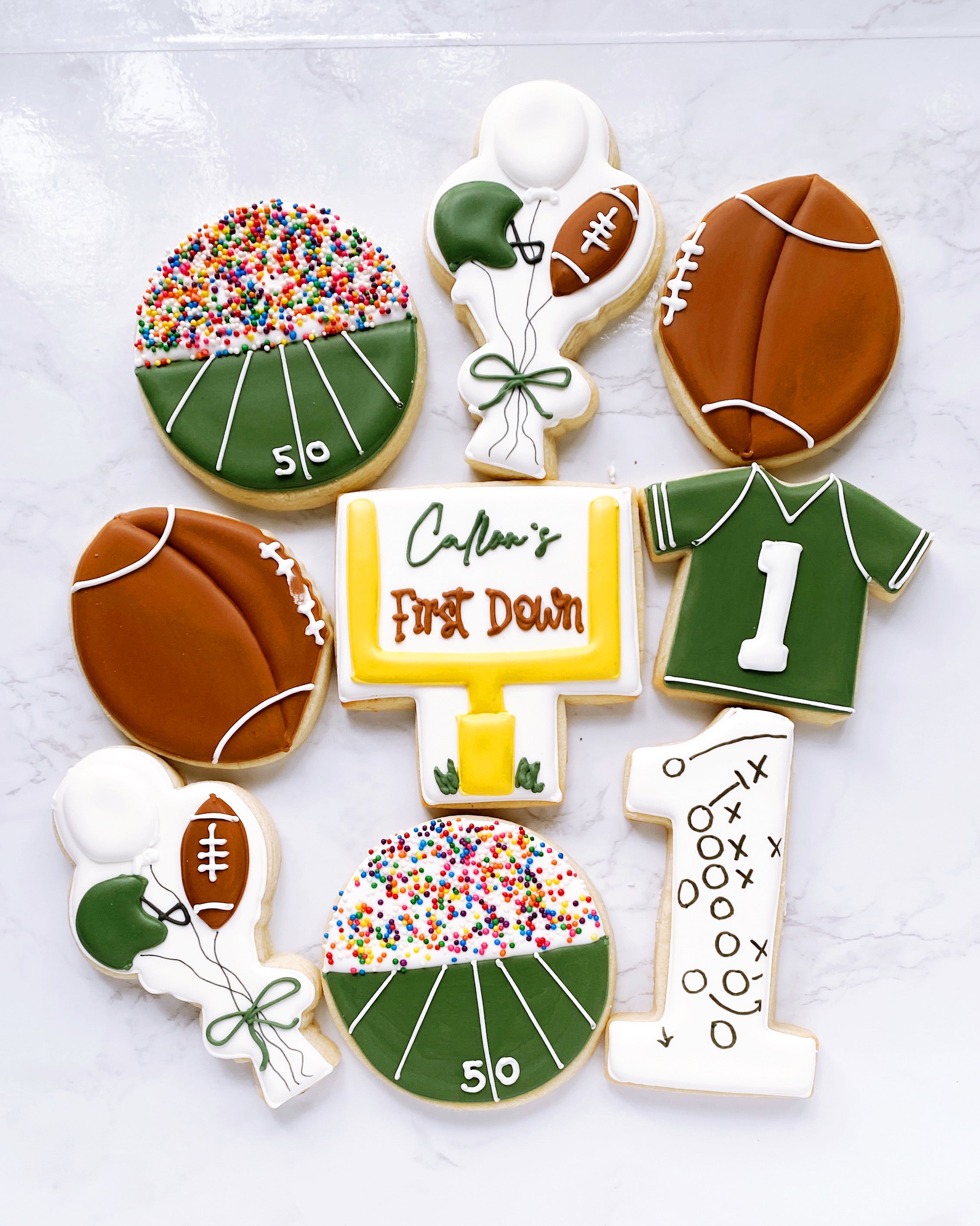 First Down Cookies