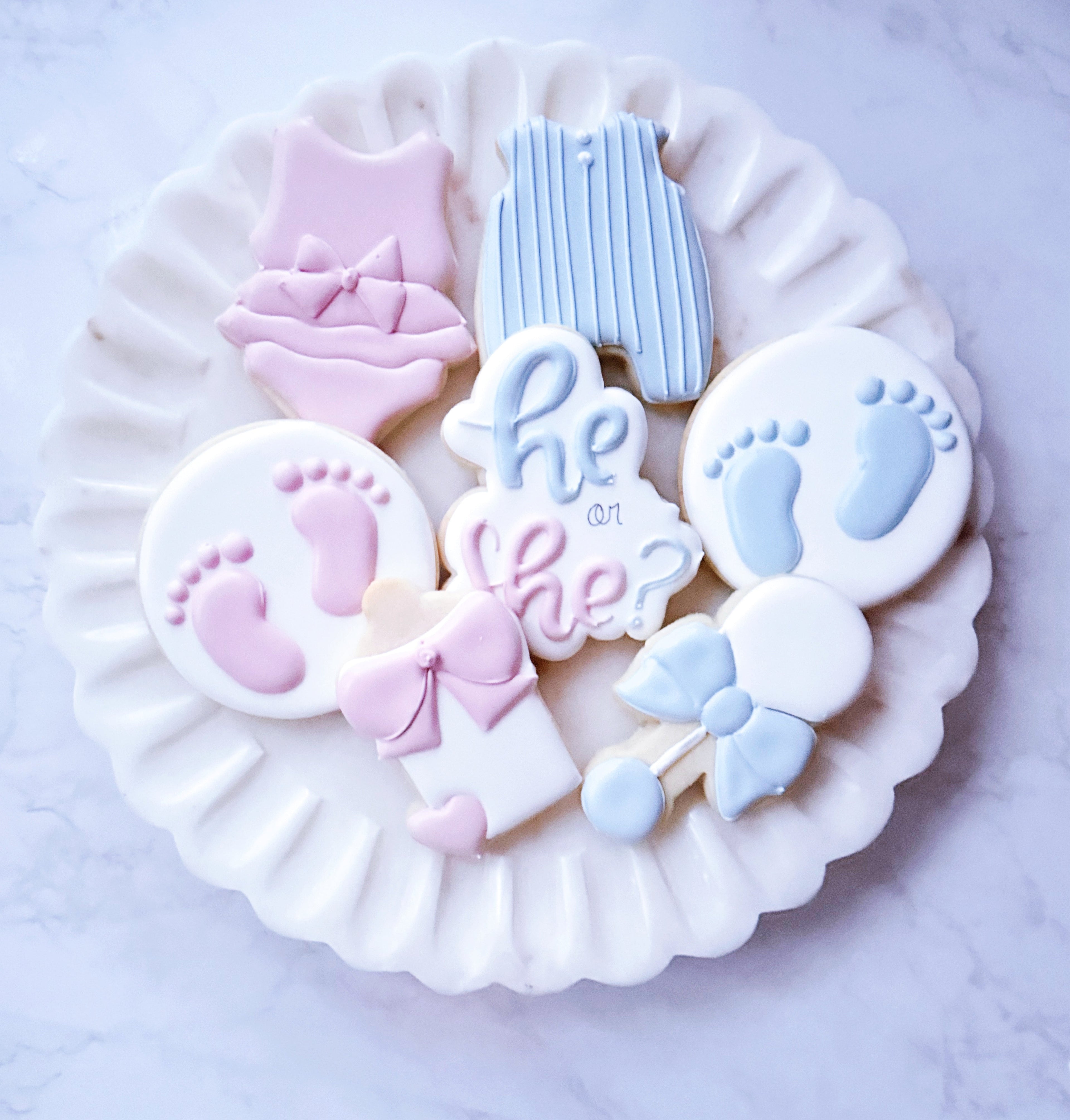 Gender Reveal Cookies