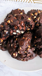 Double Chocolate Chunk Cookies