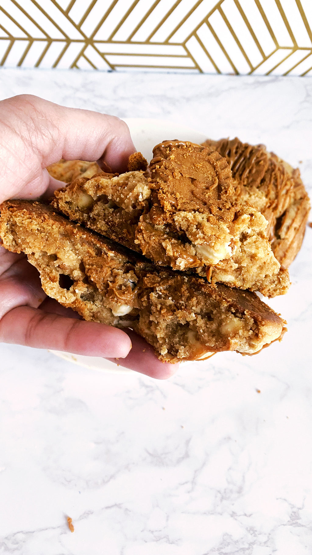 Cookie butter Stuffed Cookies