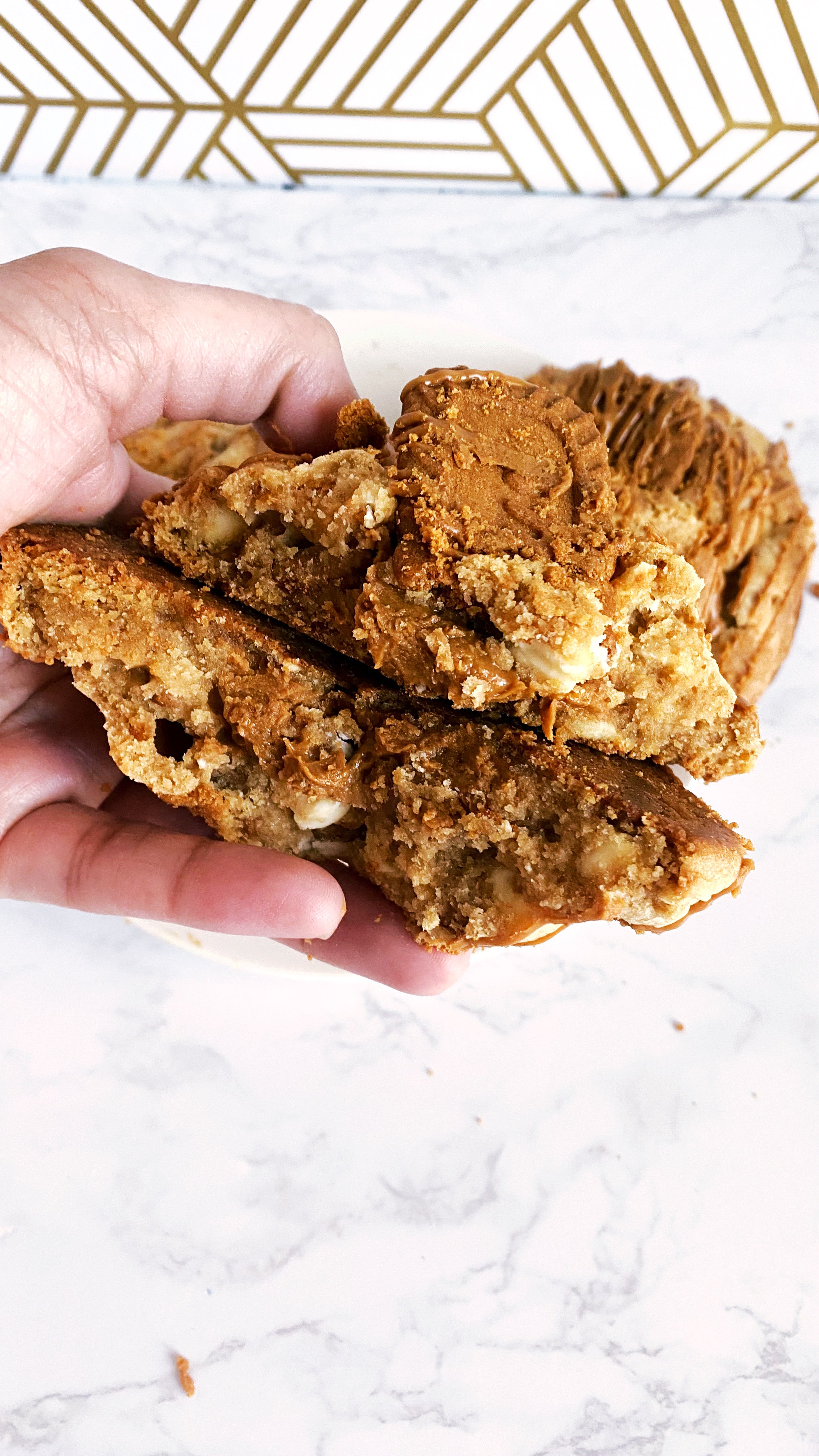 Cookie butter Stuffed Cookies