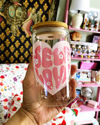 Self Love Glass Can