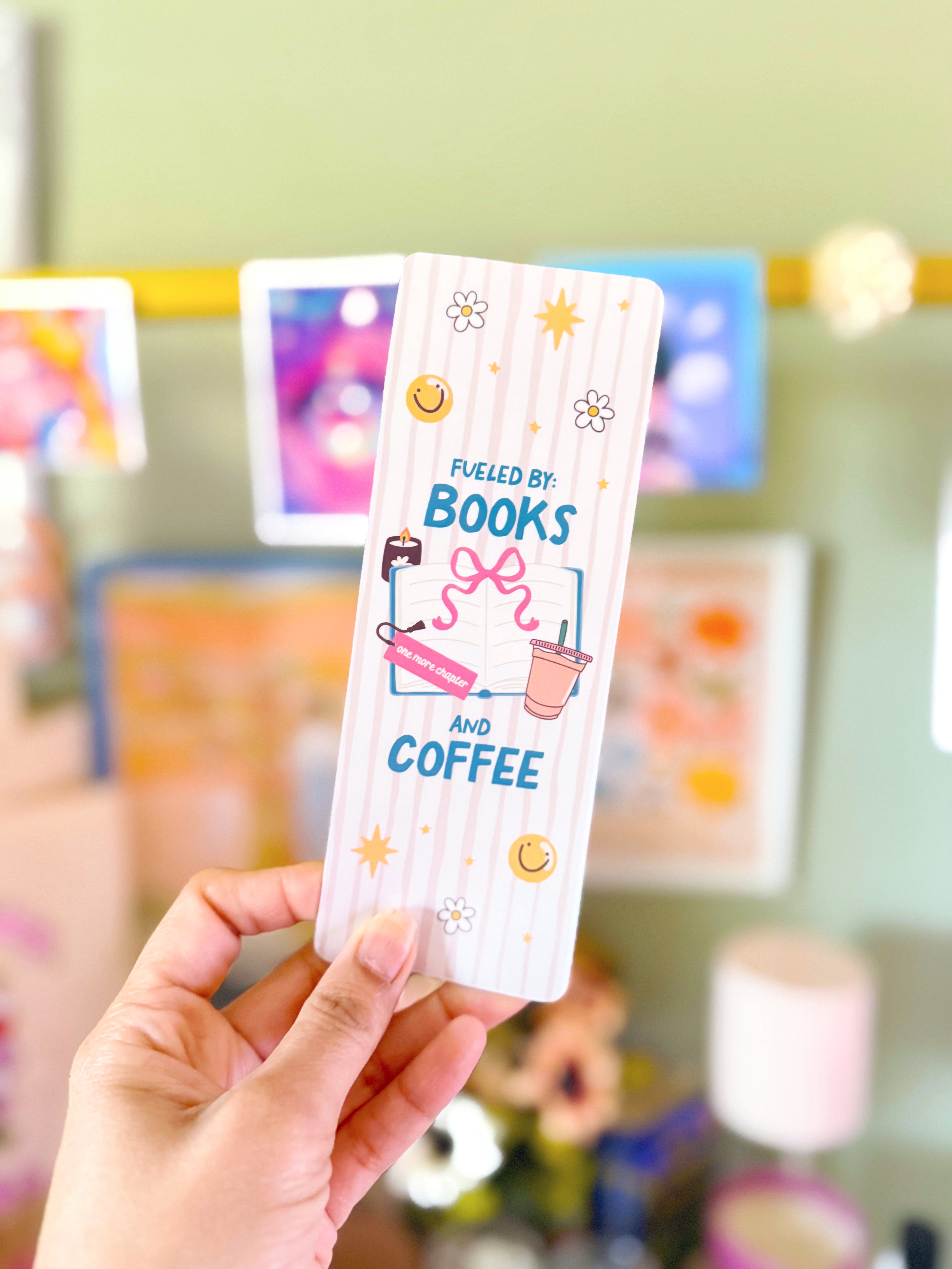 Fueled By Books & Coffee Bookmark