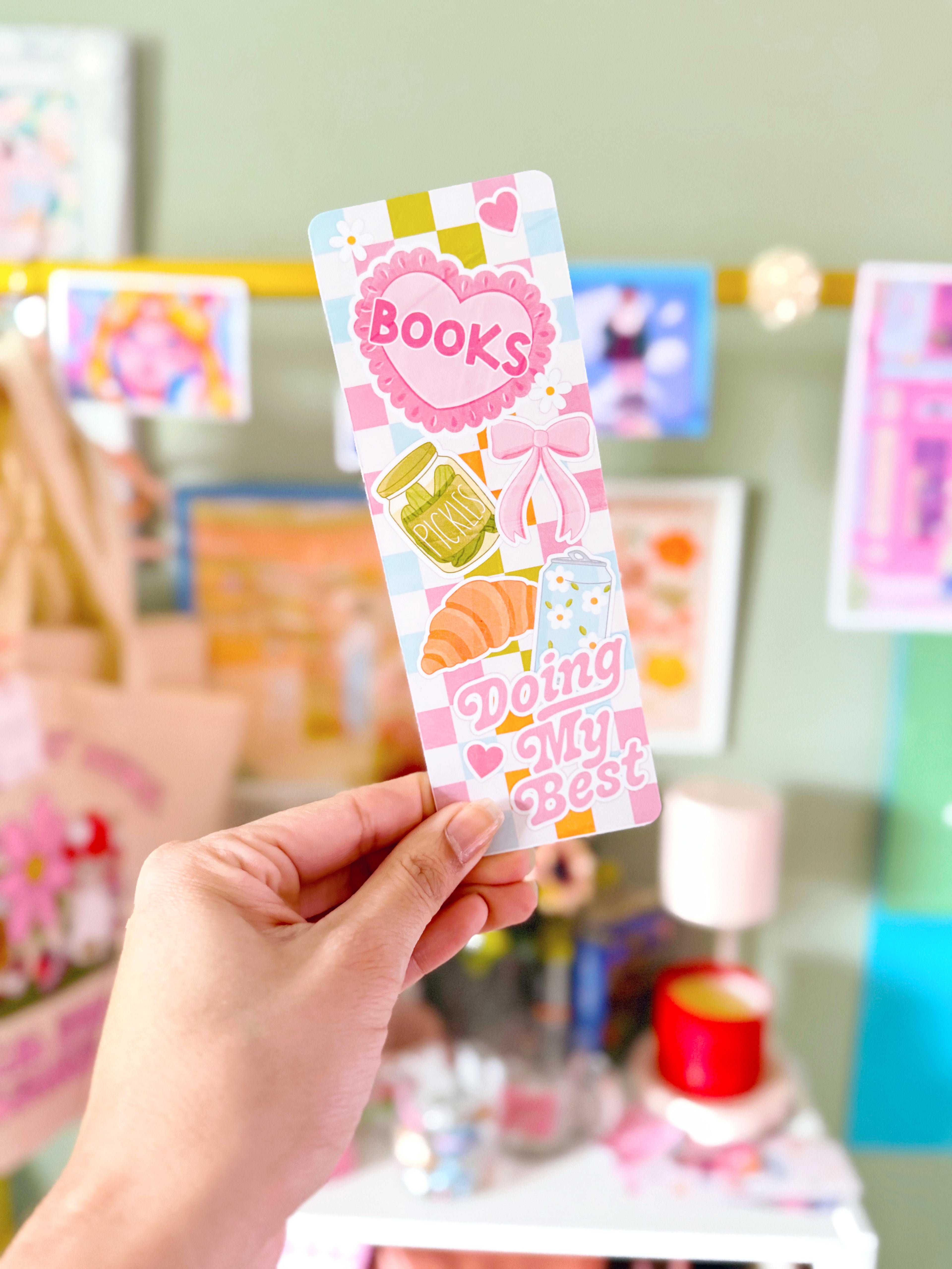 Doing My Best Collage Bookmark