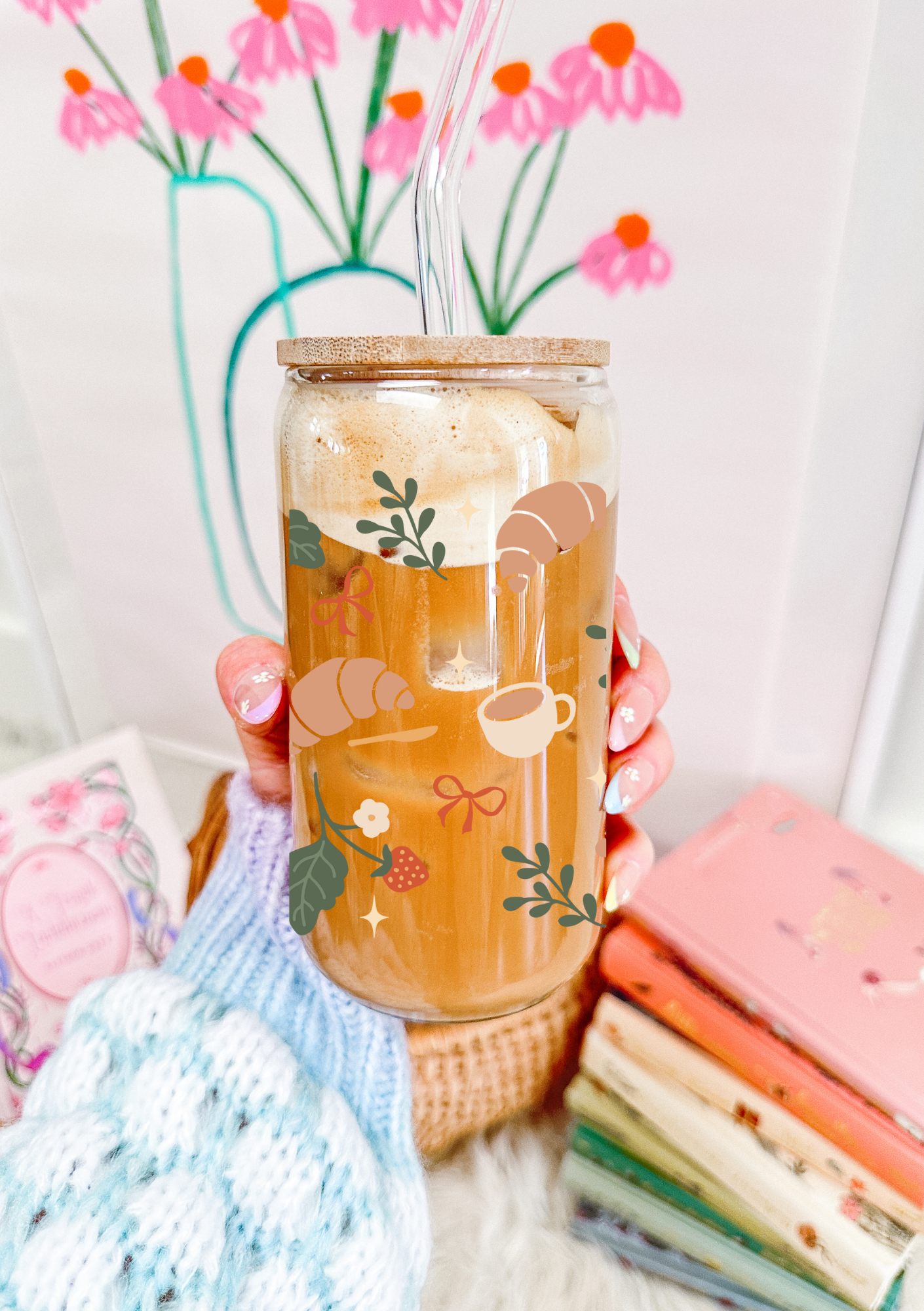 Coffee Time Glass Can