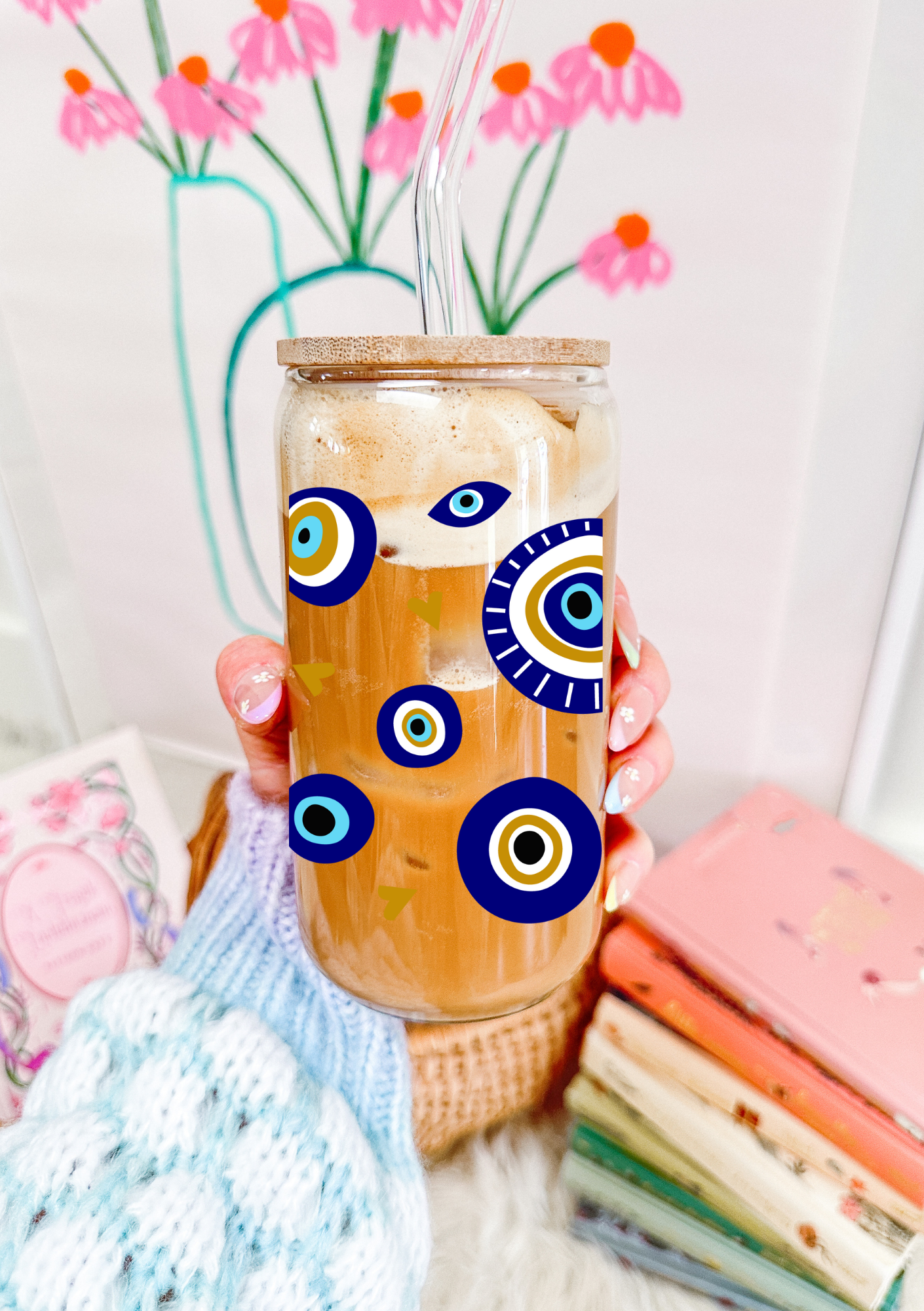 Evil Eye Glass Can