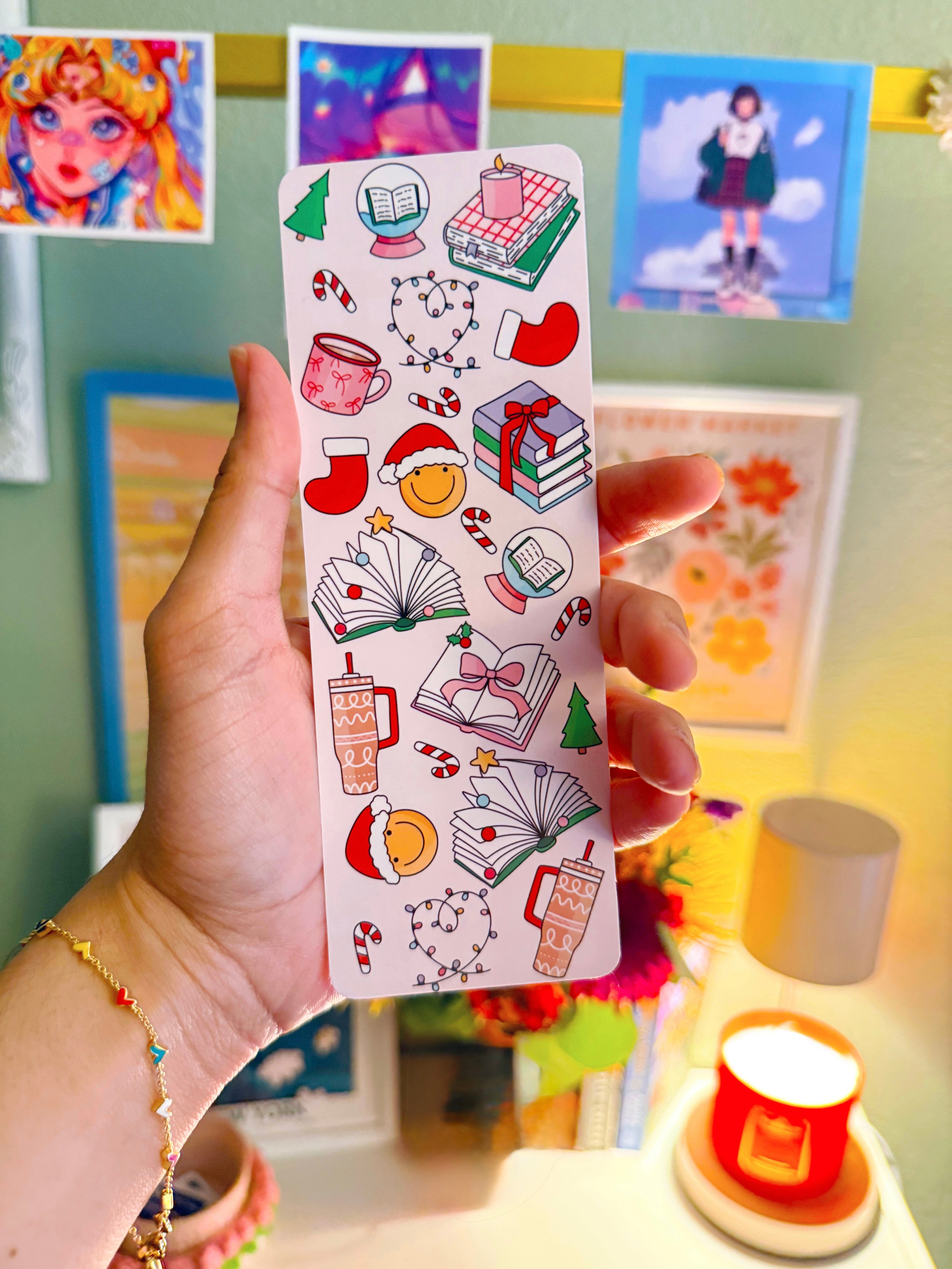 Bookish Christmas Bookmark