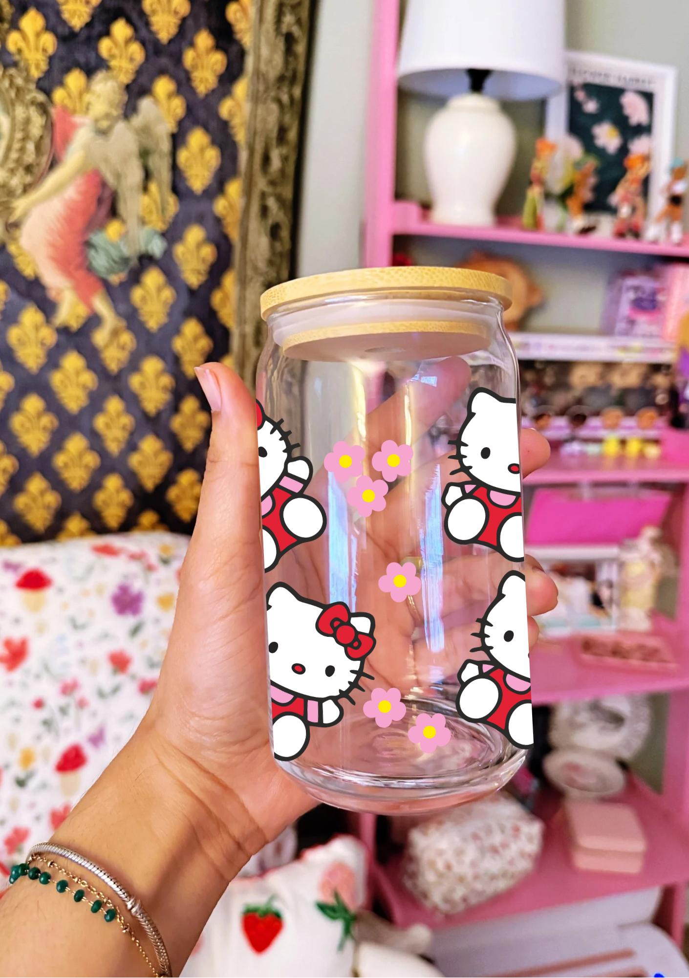 Kitty Glass Can