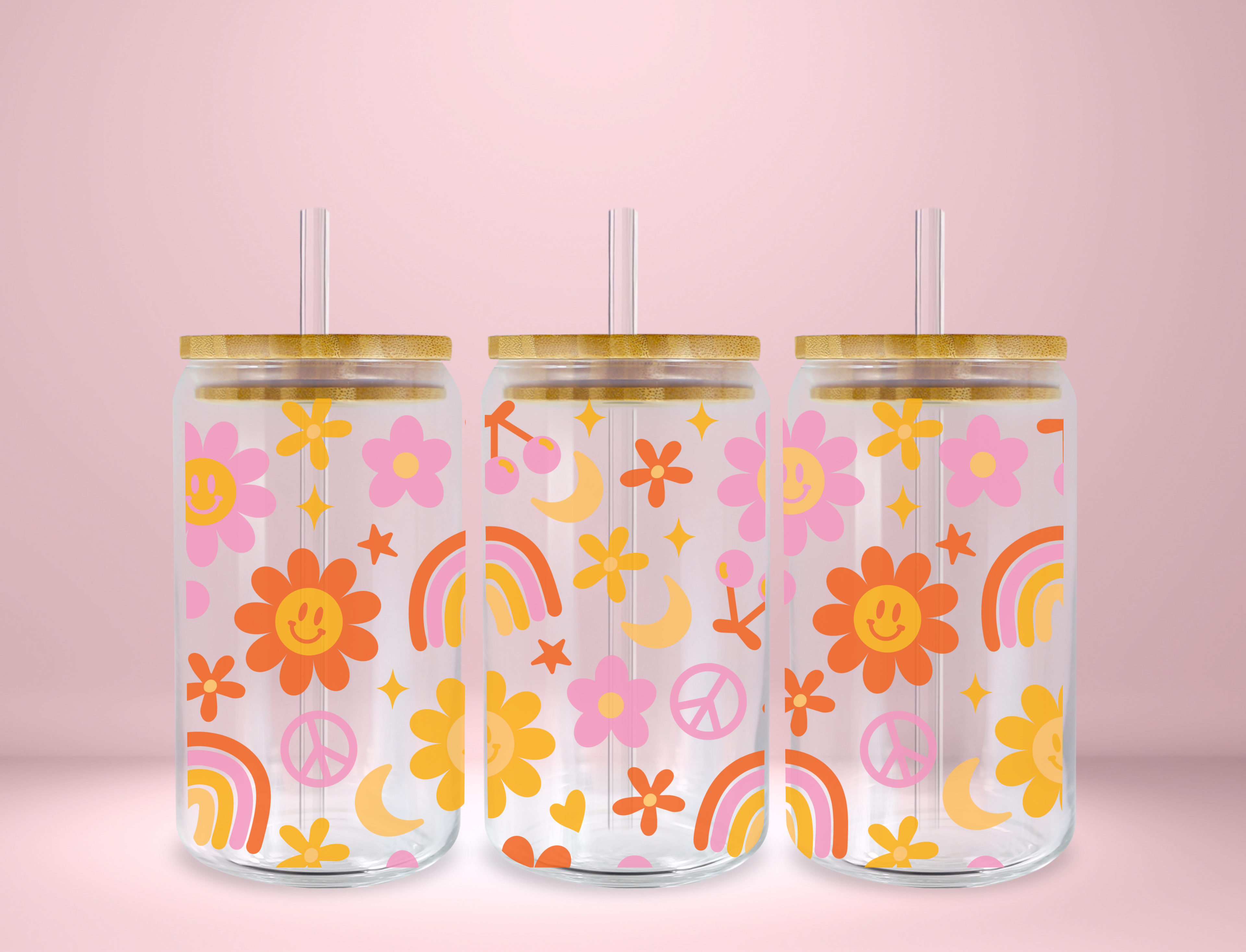 Hippie Crush Glass Can
