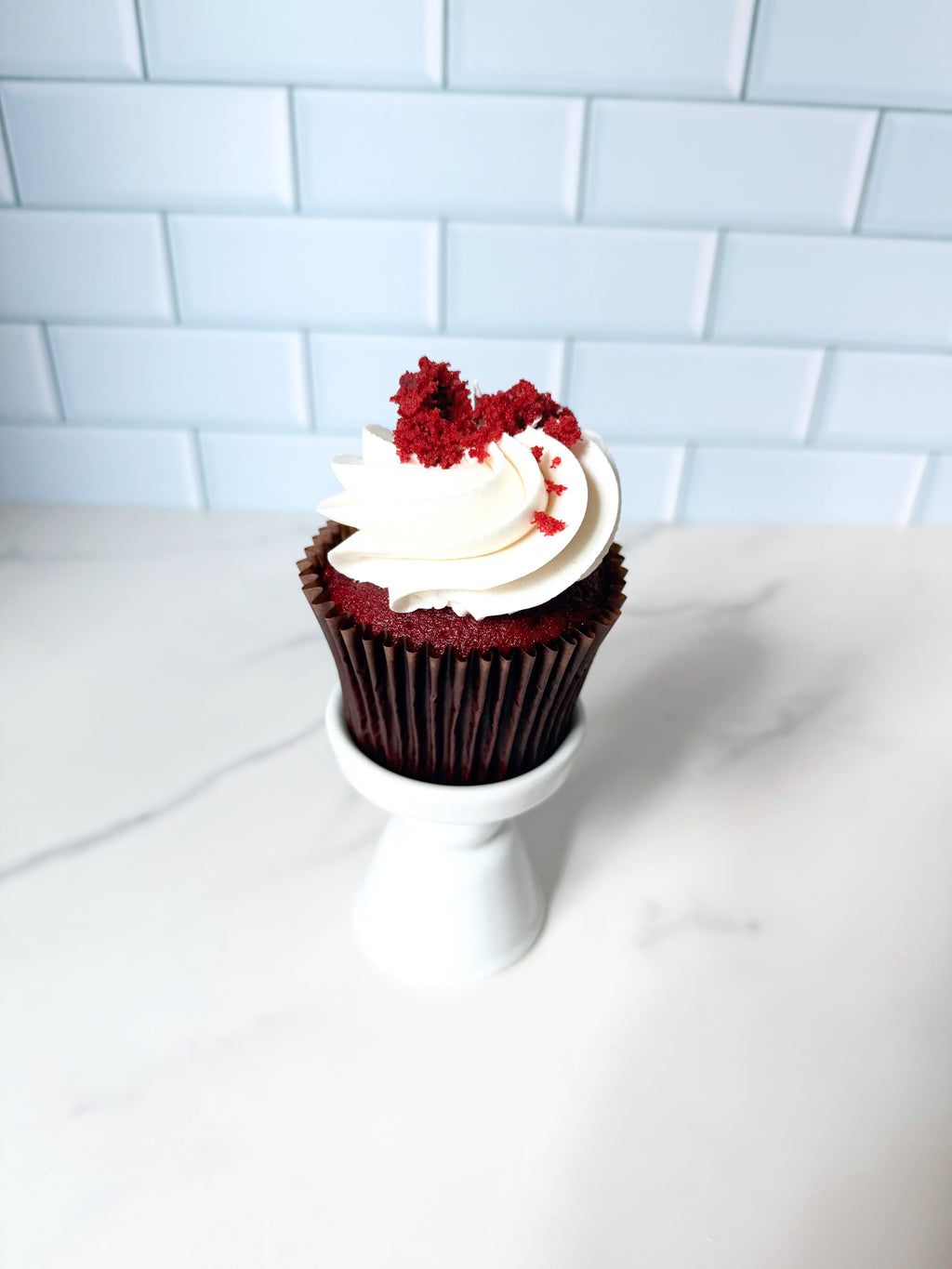 Red Velvet Cupcakes with Cream Cheese Frosting