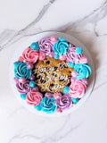 Round Chocolate Chip Cookie Cake