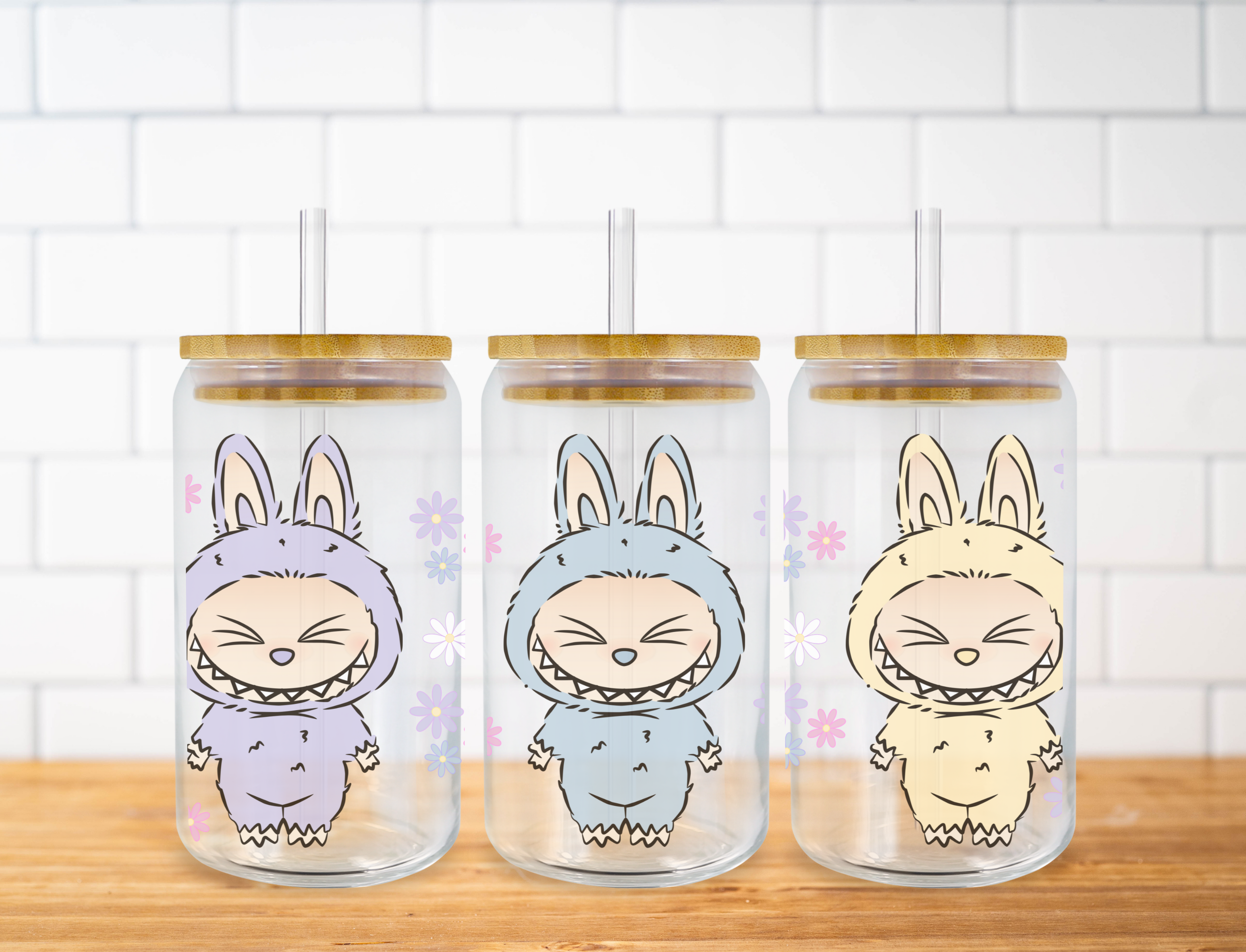 Labubu Glass Can