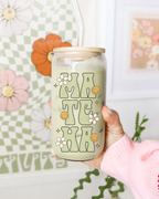 Groovy Matcha Glass Can