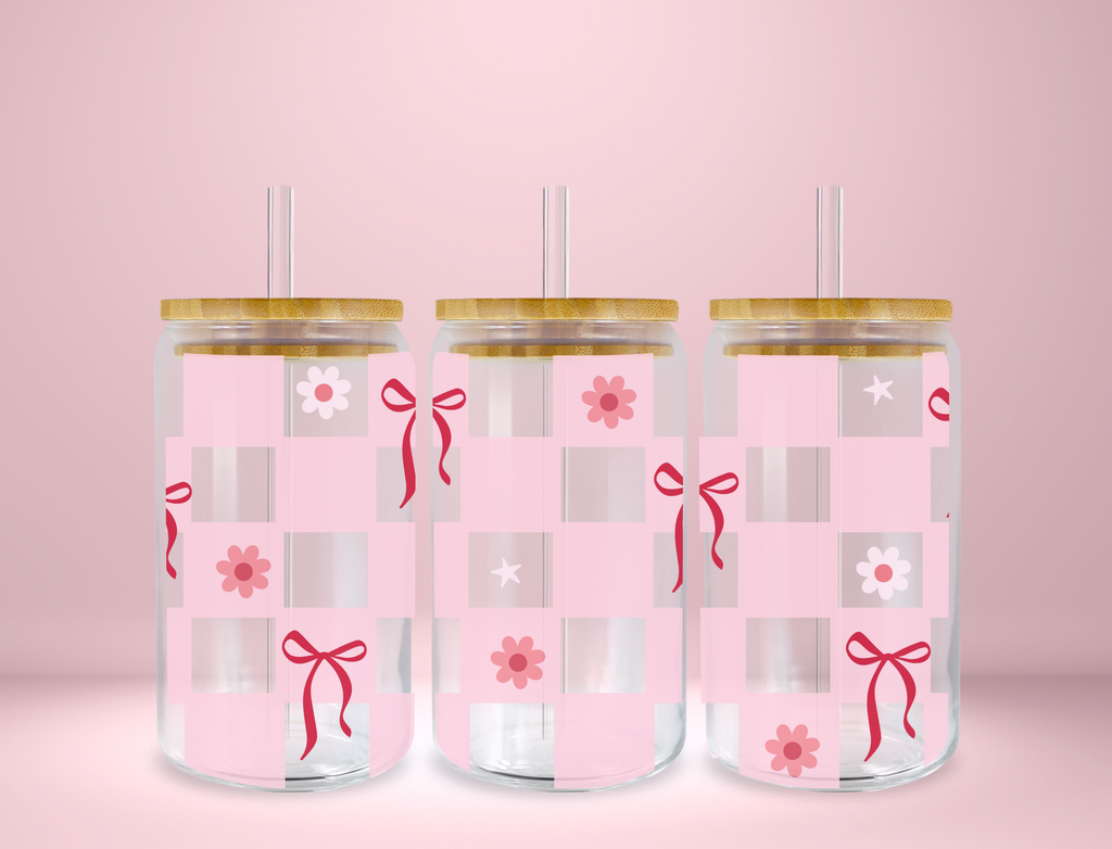 Oh So Girly Glass Can