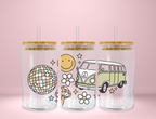 Groovy Bus Glass Can