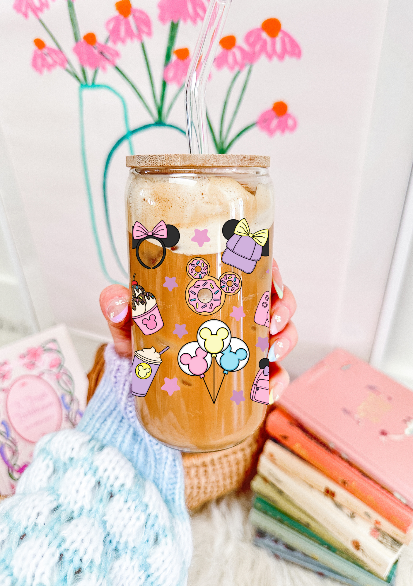 Theme Park Treats Glass Can Cup