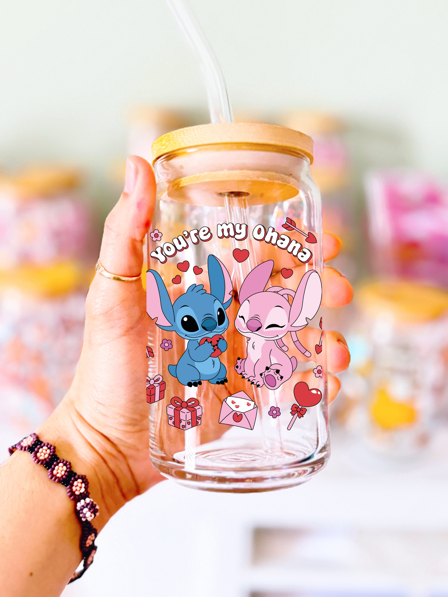 You're My Ohana Glass Can
