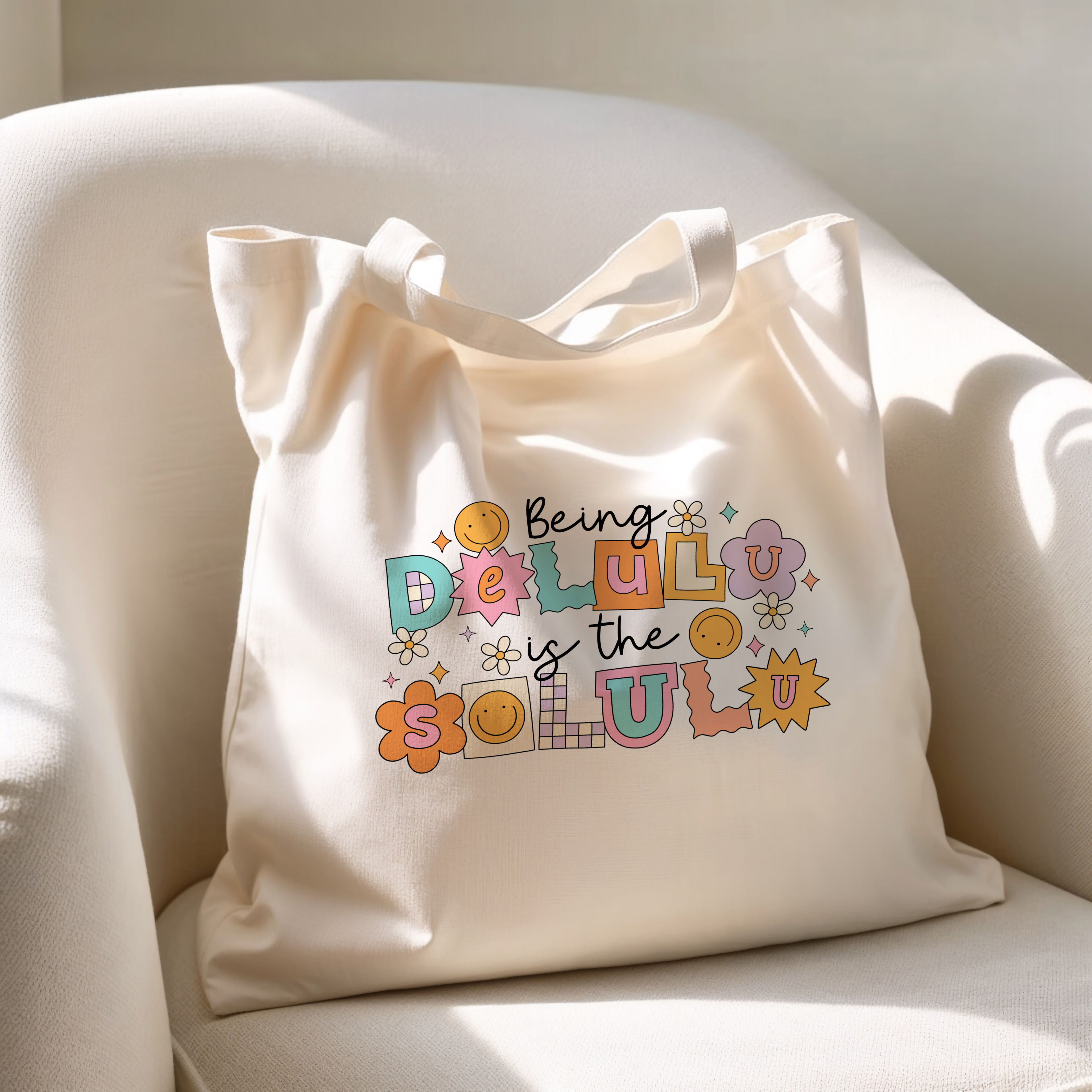 Being Delulu is the Solulu Tote Bag