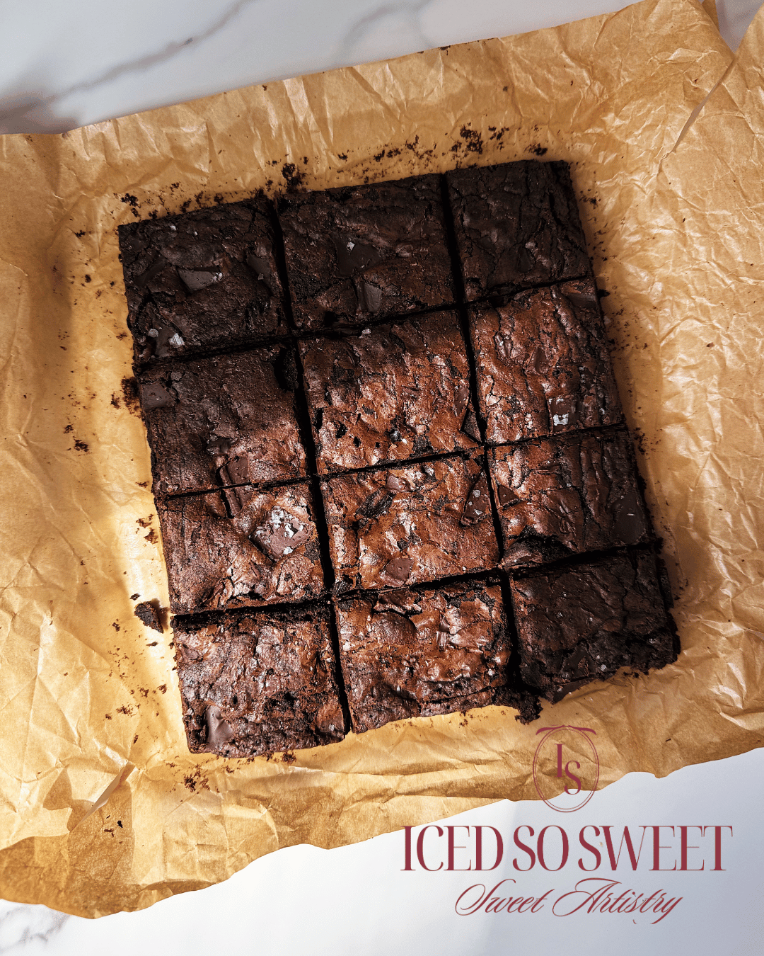 Gourmet Double Chocolate Brownies (12 Pieces)