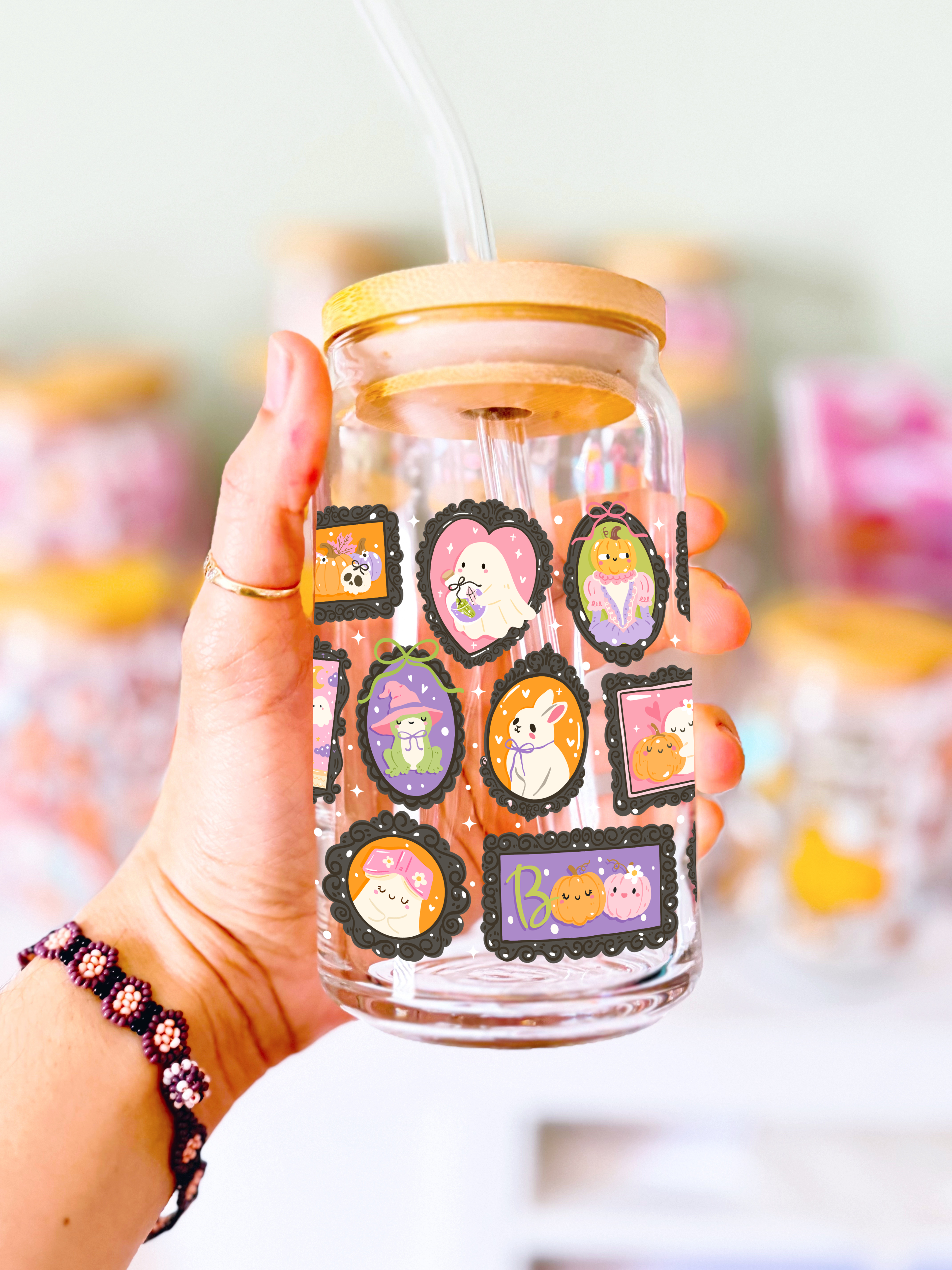 Cute Halloween Frames Cup