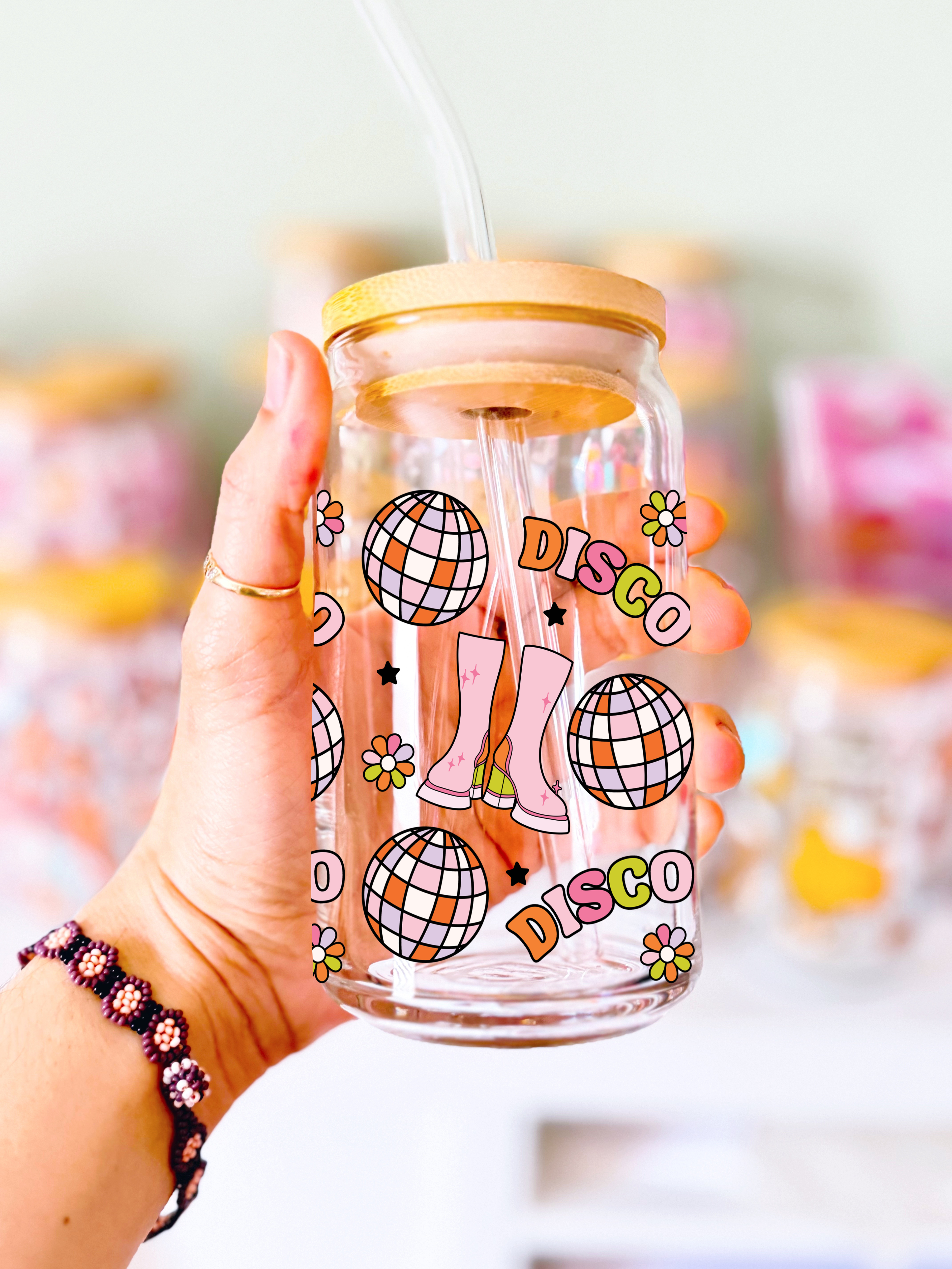 Disco Darling Trendy Glass Can