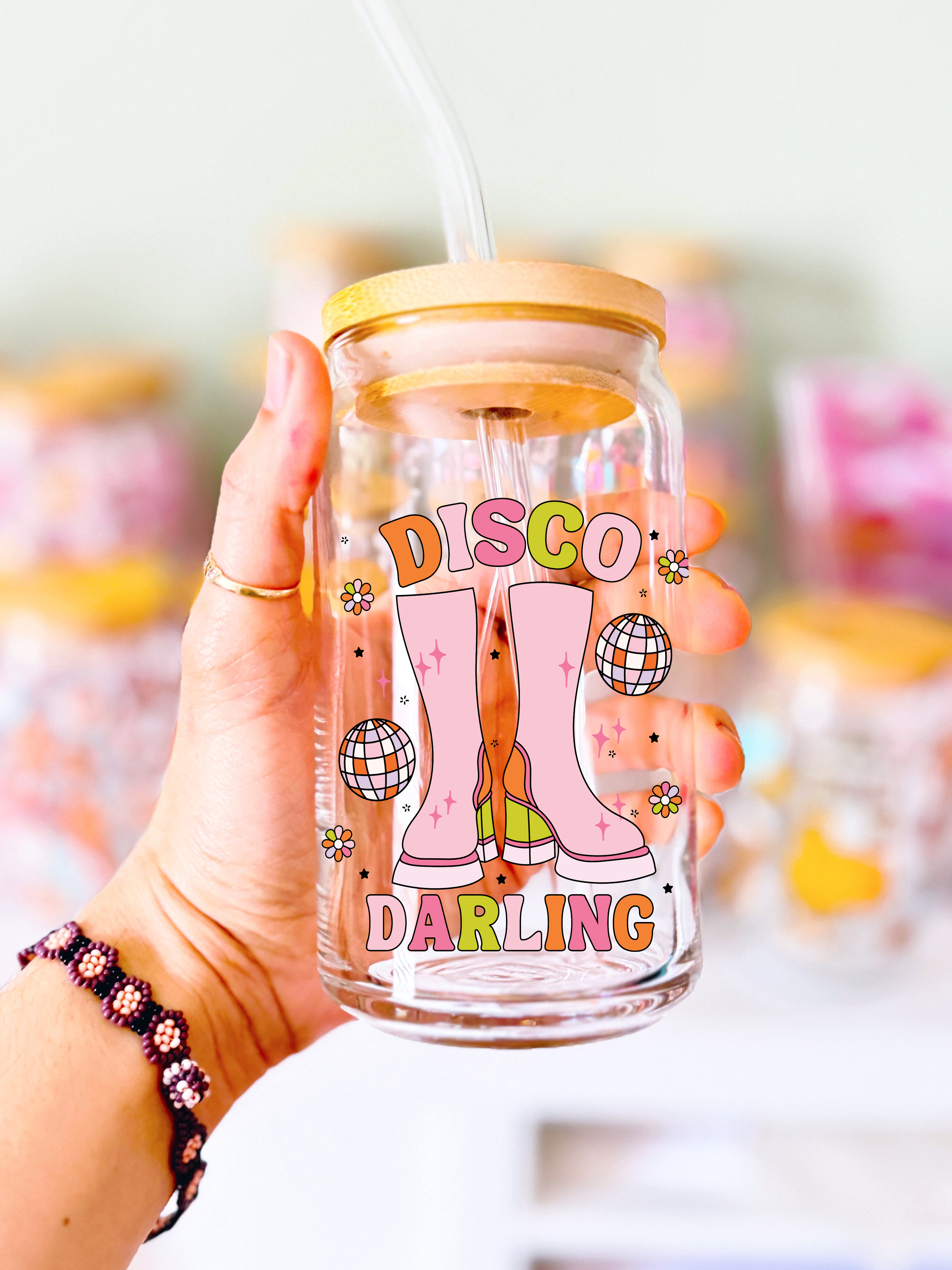 Disco Darling Trendy Glass Can
