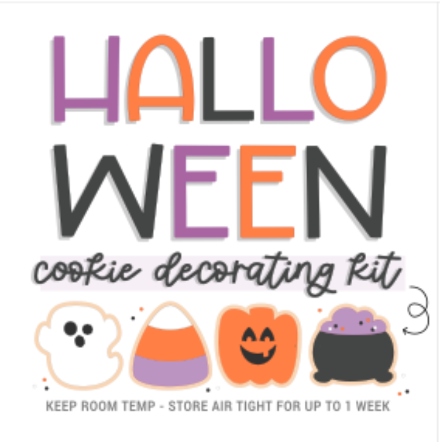 Pre Order Halloween DIY Cookie Kit