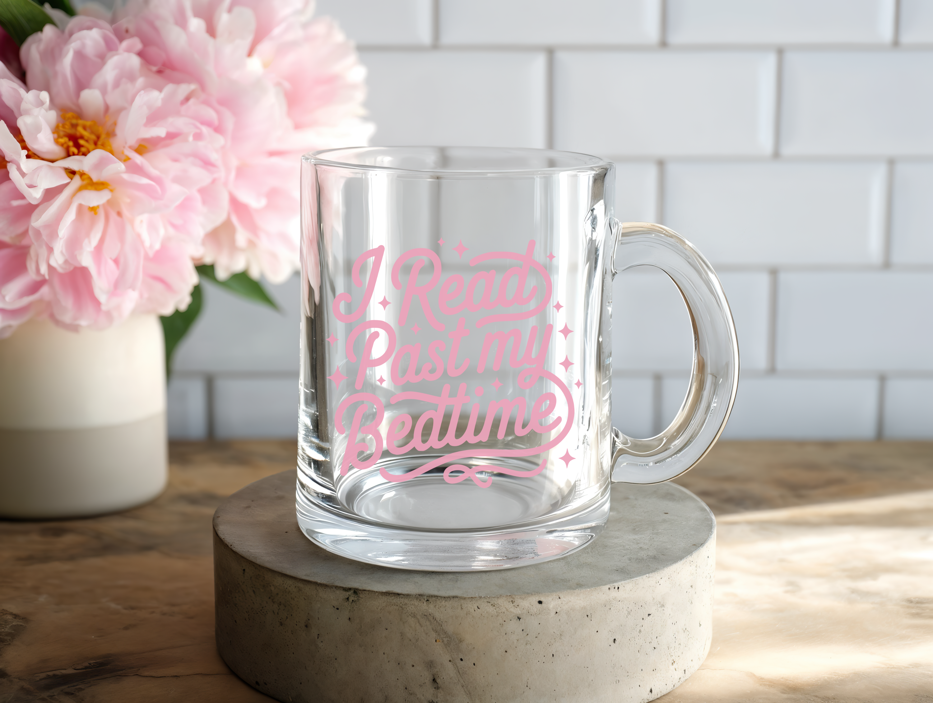 I Read Past my Bedtime Glass Mug