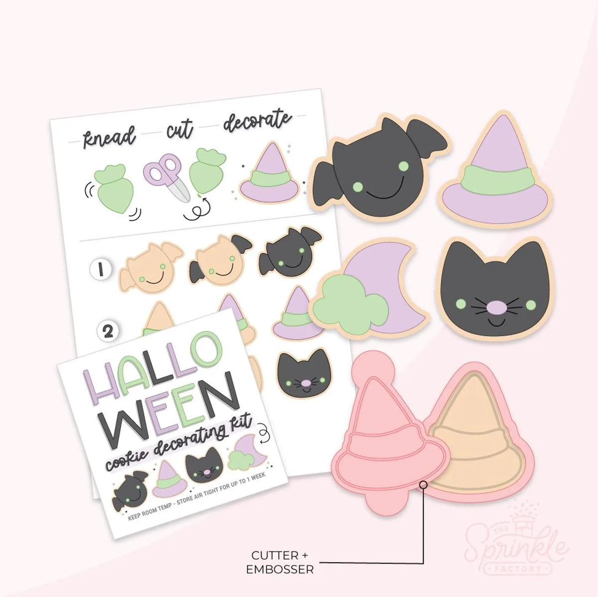 Halloween DIY Cookie Decorating Kit | 12 Cookies