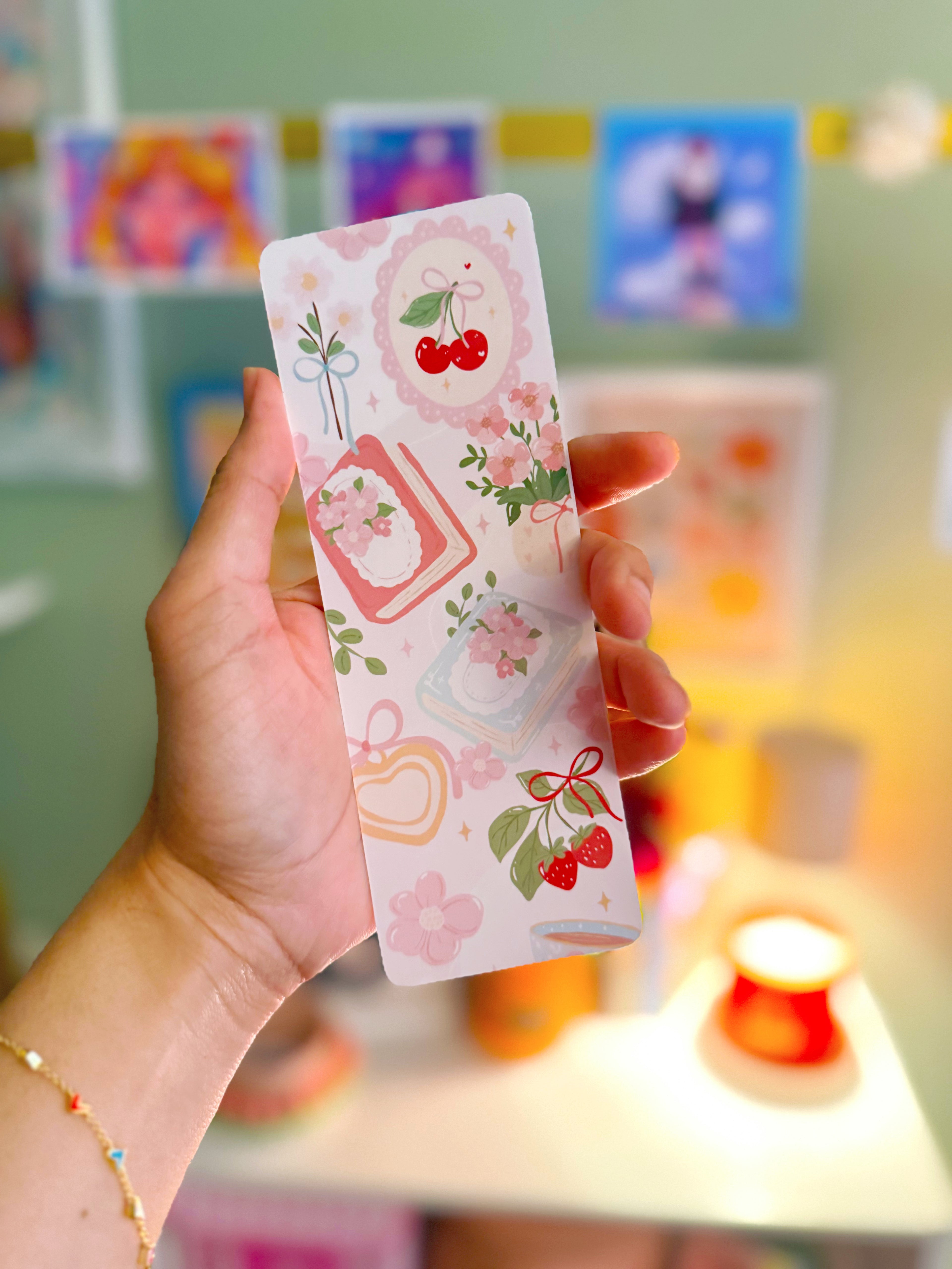 Lockets & Books Bookmark