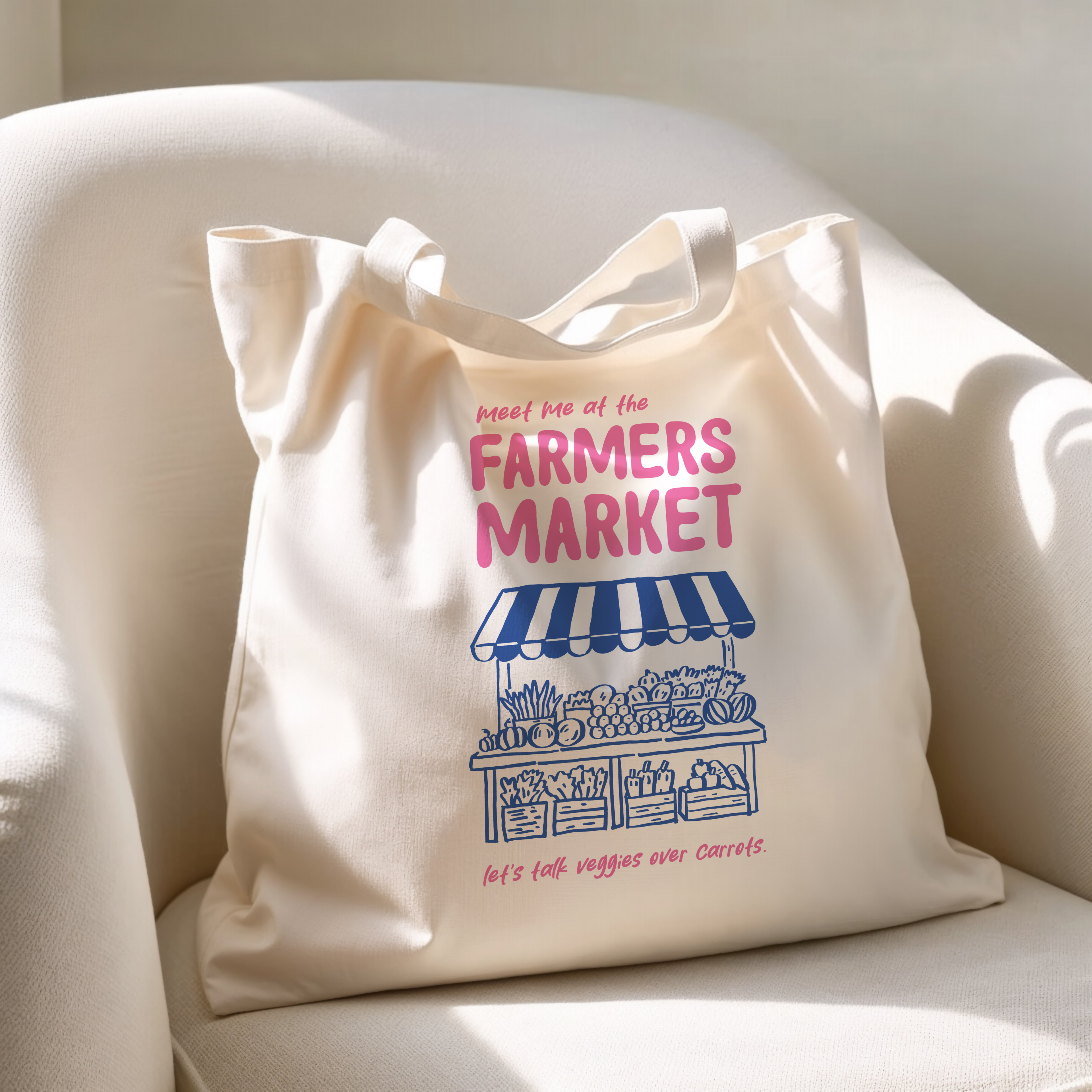 Meet Me at the Farmers Market Tote Bag