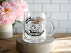 More Espresso Less Depresso Glass Mug