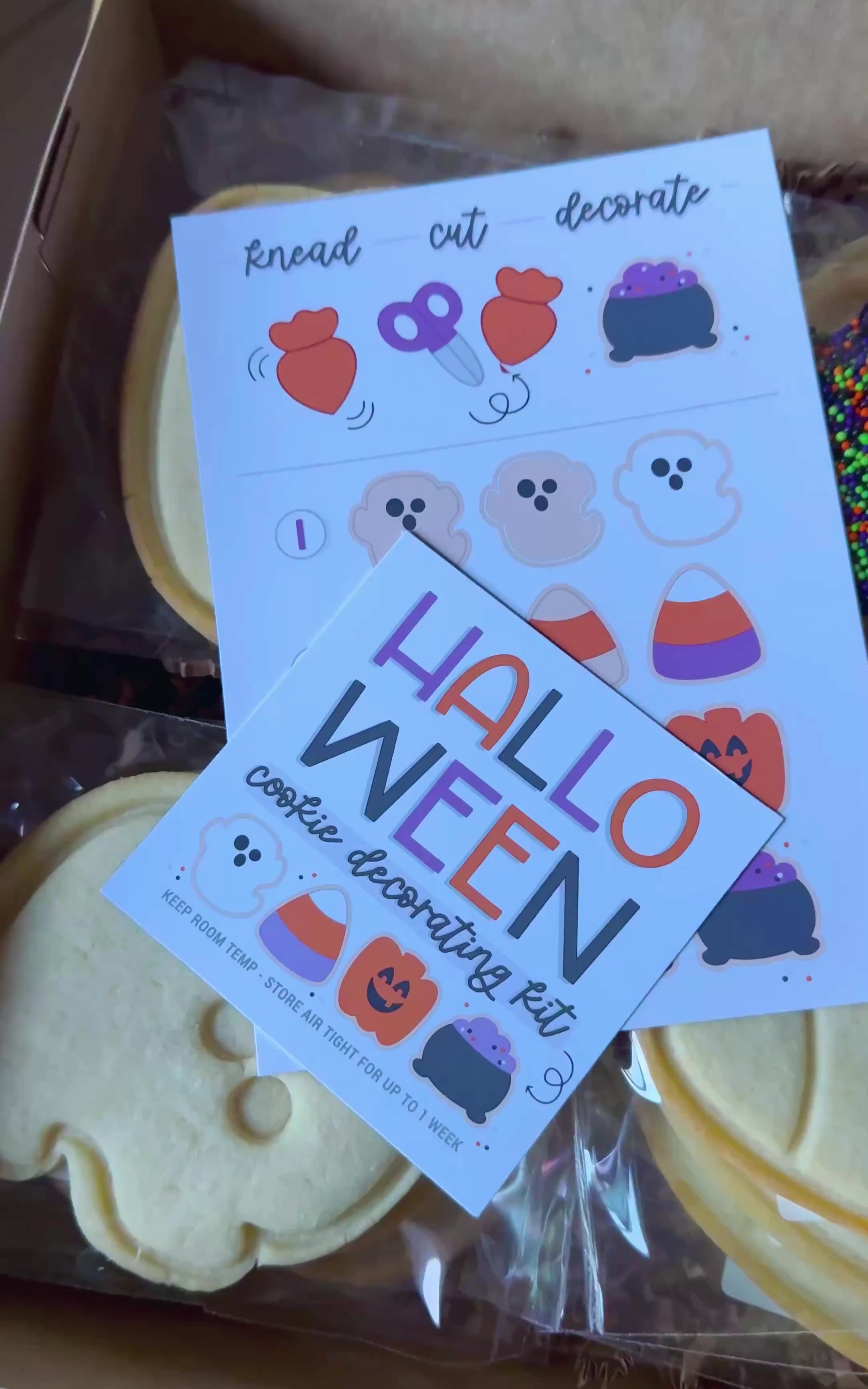 Pre Order Halloween DIY Cookie Kit