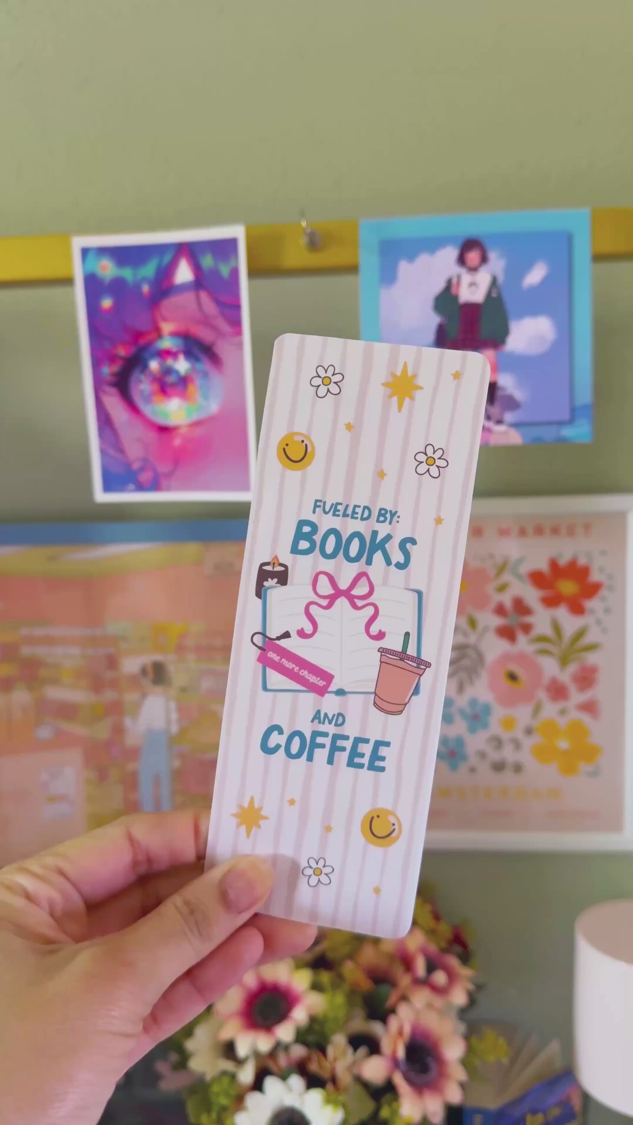 Fueled By Books & Coffee Bookmark