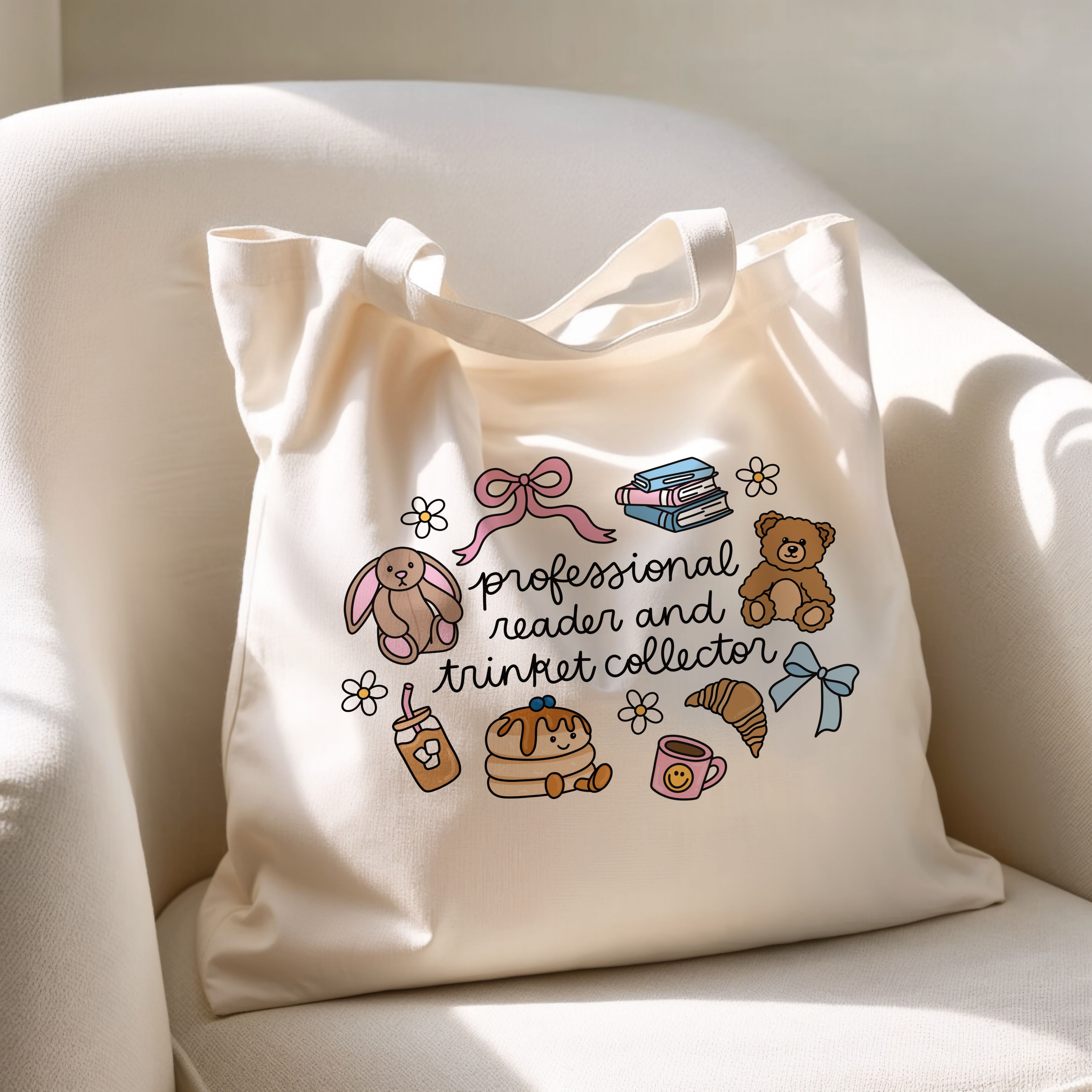 Professional Reader and Trinket Collector Tote